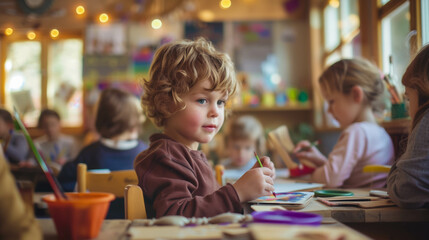 Waldorf schools encourage children to use thinking and creativity skills