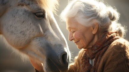 Equine therapy can treat mental and emotional issues