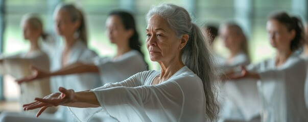 Clothing that allows freedom of movement is recommended