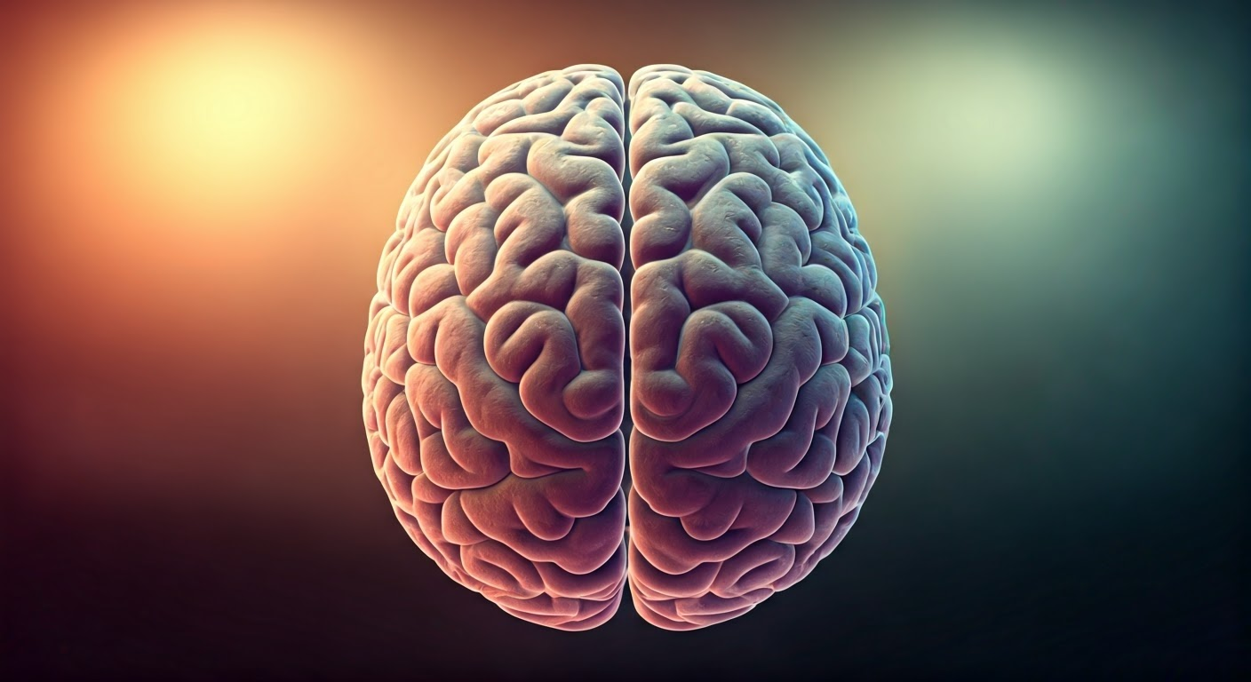 Brain illustration showing neuroplasticity connections.